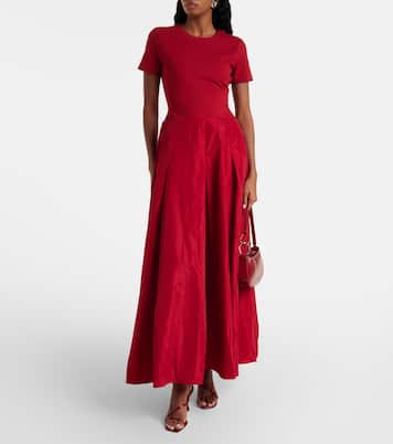 Abito lungo in grosgrain | Staud