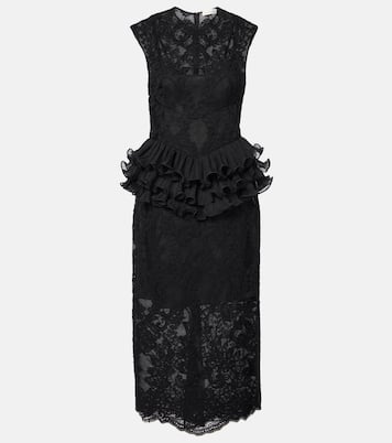Robe midi Crush en dentelle | Zimmermann