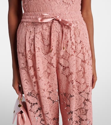 Weite Hose aus Spitze | Dolce&Gabbana