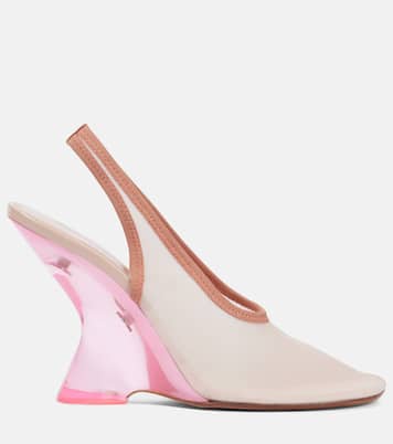 Pumps slingback con pelle e zeppa | Dries Van Noten