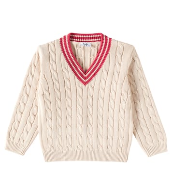 Pullover in cotone a trecce | Il Gufo