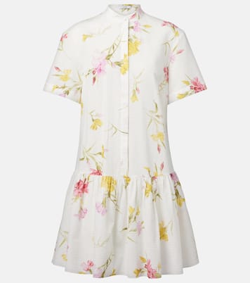 Abito corto in cotone floreale | Erdem