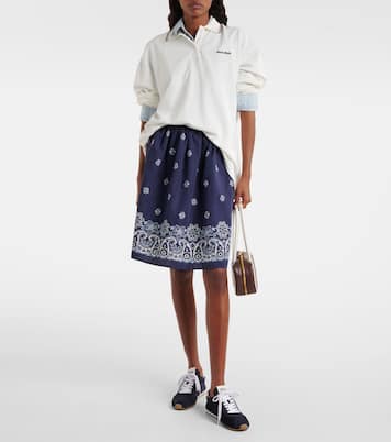 Polo en coton à logo | Miu Miu