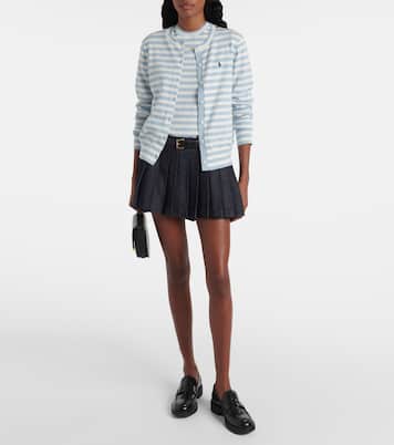 Cárdigan en mezcla de algodón a rayas | Polo Ralph Lauren