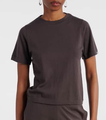 T-shirt N°267 Tina in cotone e cashmere | Extreme Cashmere