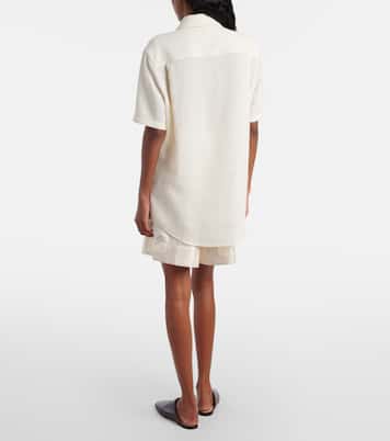 Shirley linen crêpe shirt | Loro Piana