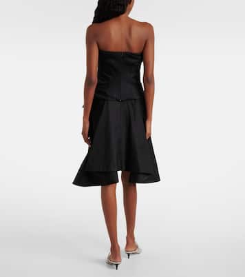 Top a corsetto con fiocco | McQueen