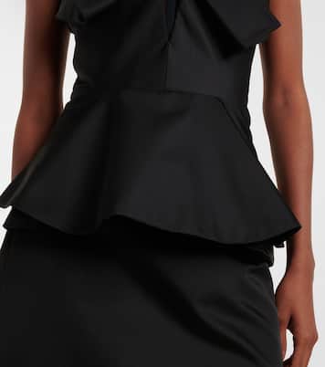 Top a corsetto con fiocco | McQueen