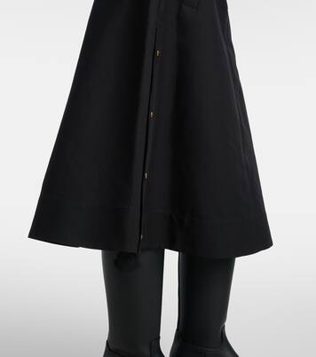 Cotton midi skirt | Moncler