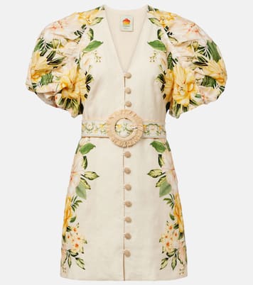 Robe en lin à fleurs | Farm Rio