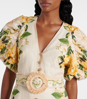 Robe en lin à fleurs | Farm Rio