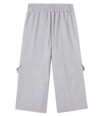 Embellished cotton-blend fleece pants | Monnalisa