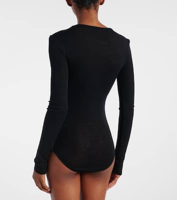 ليوتار من الصوف الجيرسيه الخام | Saint Laurent