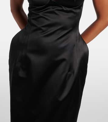 Silk midi dress | Magda Butrym