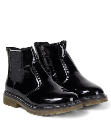 Sid Jodzip patent leather Chelsea boots | Pom d'Api