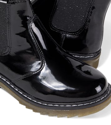Sid Jodzip patent leather Chelsea boots | Pom d'Api
