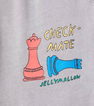 Check Mate cotton jersey sweatpants | Jellymallow