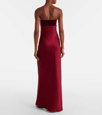 Robe longue Baia en satin de coton  | Max Mara