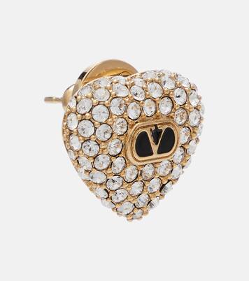 Coeur Royal 크리스탈 임벨리시드 이어링 | Valentino