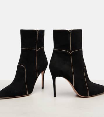 95绒面革及踝靴 | Gianvito Rossi