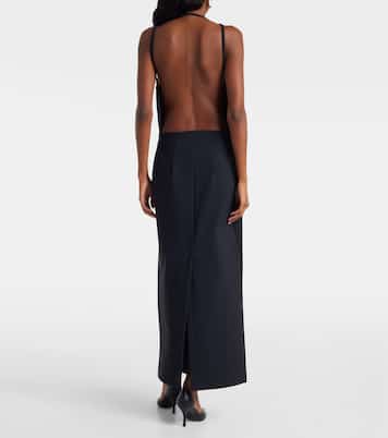 Crêpe maxi dress | Róhe