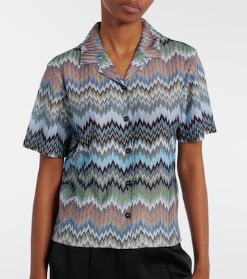 Zigzag intarsia shirt | Missoni