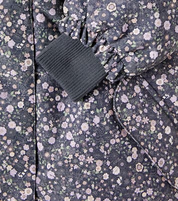 Tove floral puffer jacket | Wheat