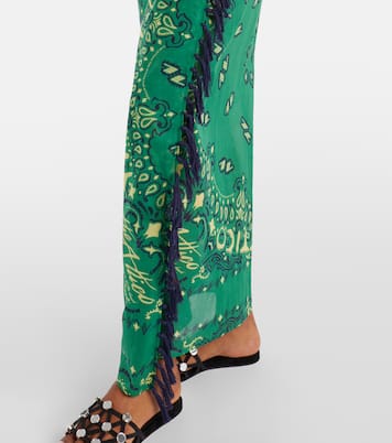 Bandana cotton muslin beach cover-up | The Attico