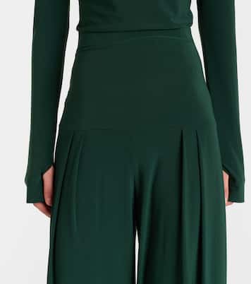 Pleated wide-leg pants | Norma Kamali