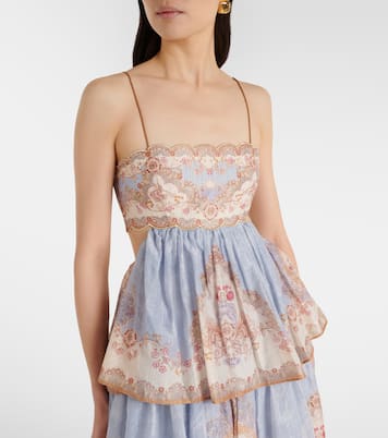 Daylight floral tiered maxi dress | Zimmermann