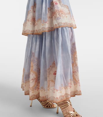 Daylight floral tiered maxi dress | Zimmermann