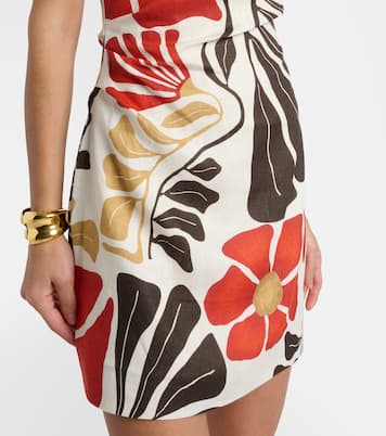 Robe Julietta en lin à fleurs | SIR