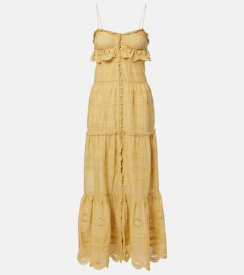 Paule lace-trimmed cotton maxi dress | Marant Etoile