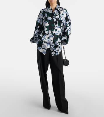 Floral satin blouse | Stella McCartney