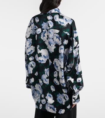 Floral satin blouse | Stella McCartney