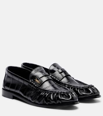 Patent leather penny loafers | Saint Laurent