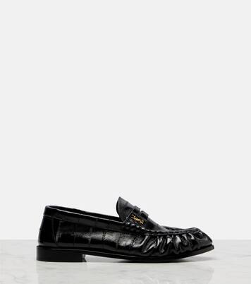 Patent leather penny loafers | Saint Laurent