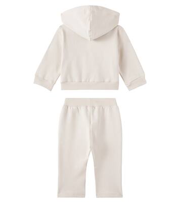 Baby cotton-blend hoodie and sweatpants set | Monnalisa