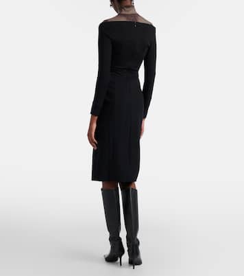 Off-shoulder midi dress | Acne Studios