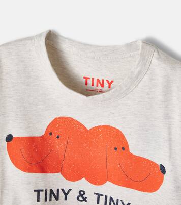 Printed cotton jersey T-shirt | Tinycottons