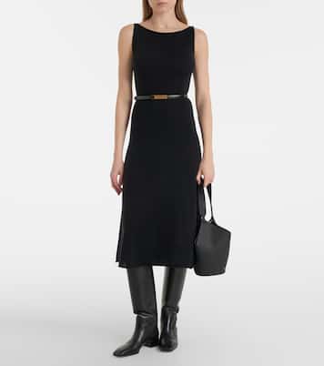 N°468 Gabrielle wool-blend midi dress | Extreme Cashmere
