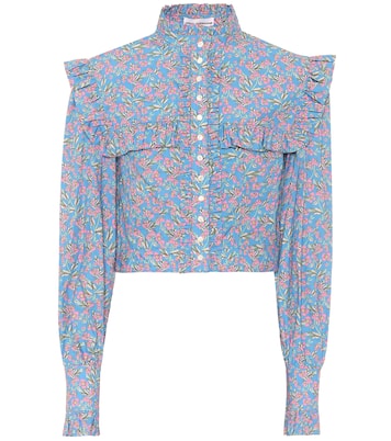 Camicia a stampa floreale in cotone | Rabanne