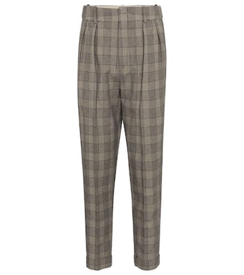 Pantalones Oceyo tapered a cuadros | Isabel Marant
