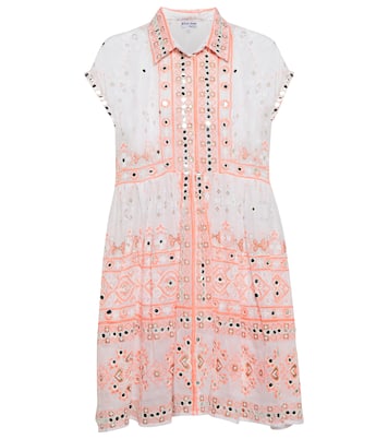 Miniabito in cotone con paillettes | Juliet Dunn