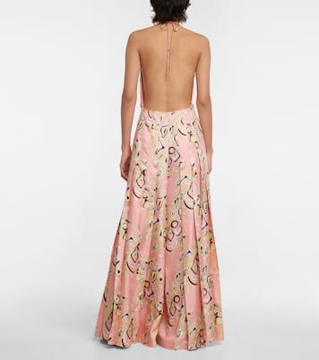 Mono ancho de seda con estampado | Pucci