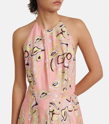 Mono ancho de seda con estampado | Pucci