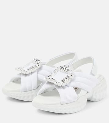 Verzierte Slingback-Sandalen Viv’ Run | Roger Vivier