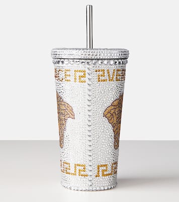 Medusa embellished travel cup | Versace Home