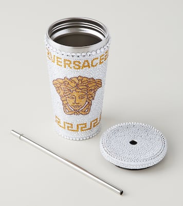 Medusa embellished travel cup | Versace Home
