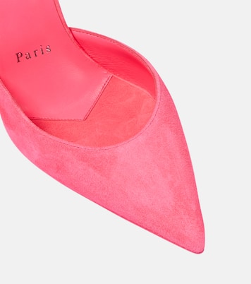 O Kate 100 suede slingback pumps | Christian Louboutin